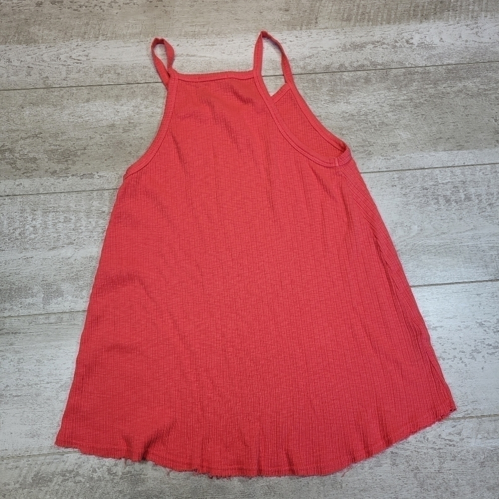 Sundry Coral Modal Revolve Long Ribbed Tank Top Size Small - Picture 4 of 7